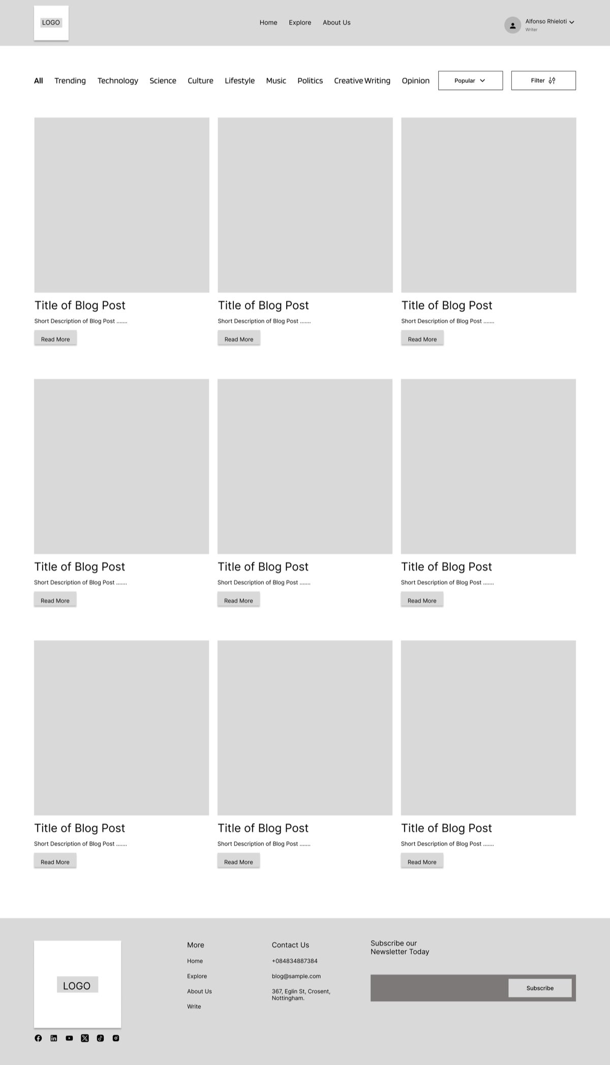 Wireframe 1